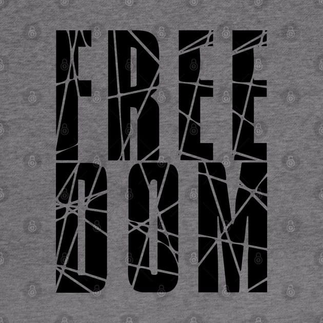 FREEDOM – (black version) by My Tiny Apartment